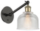 Innovations 317-1W-BAB-G412-LED 1-Light Sconce, Black Antique Brass