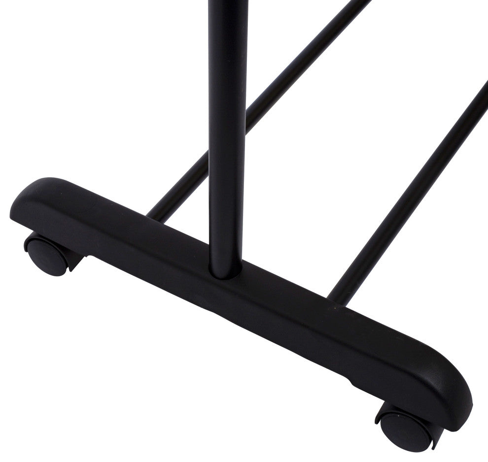 Extendable Clothes Rack with Wheels