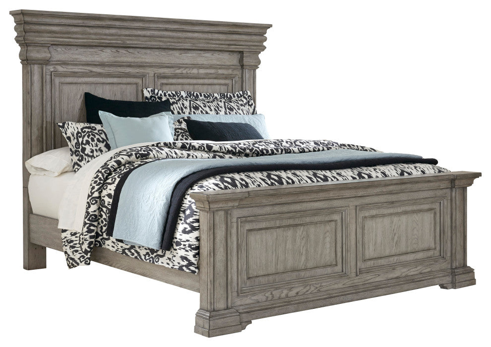 Madison Ridge King Panel Bed, Heritage Taupe