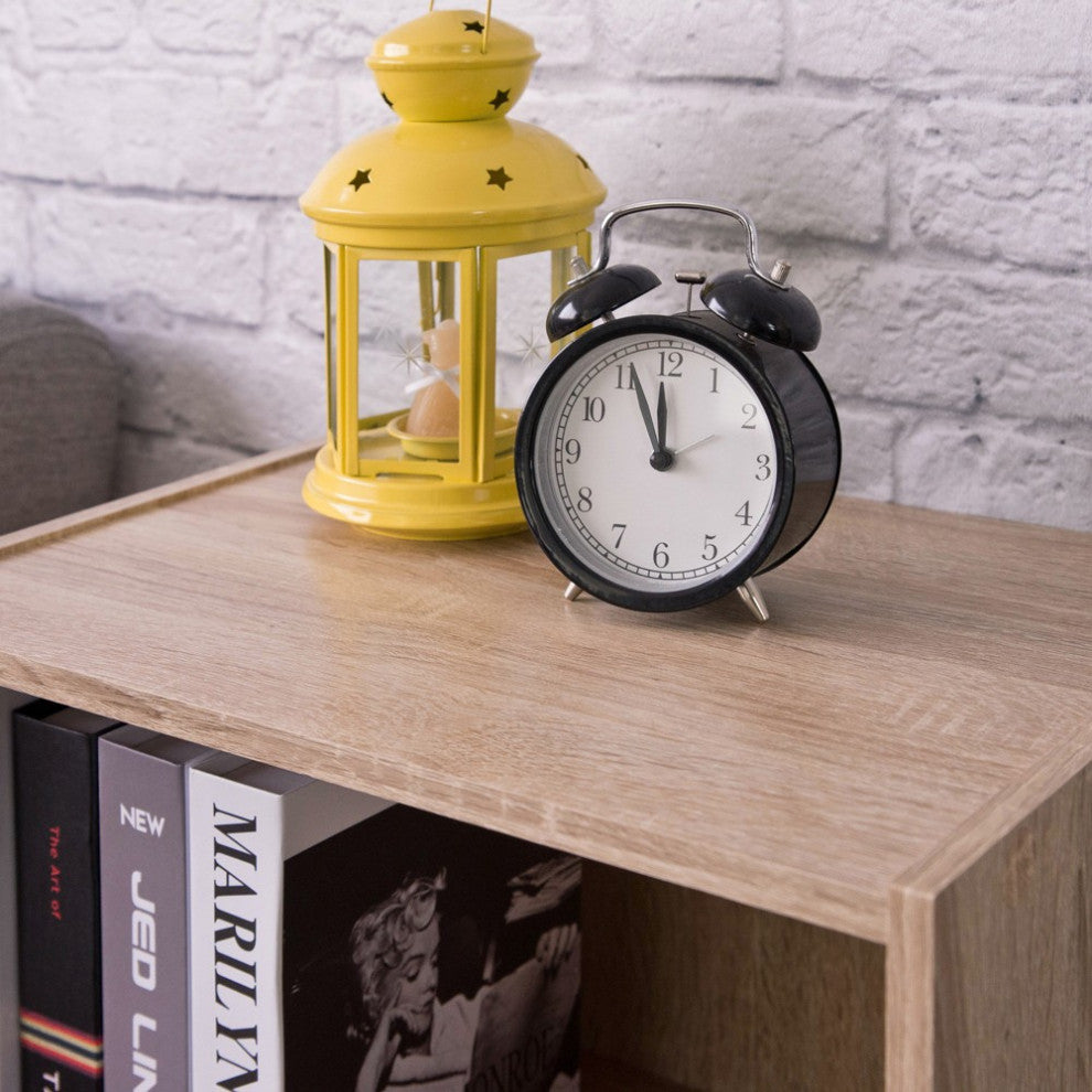 Classic Natural 4 Shelve Storage Bookcase
