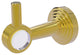 Pacific Beach Robe Hook with Groovy Accents, Polished Brass