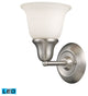 Berwick 1-Light Vanity, Brushed Nickel, LED