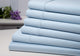 Kathy Ireland 1500TC Bamboo Cotton 6 Piece Sheet Set, Sky Blue, Full