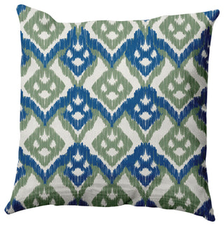 Hipster Decorative Throw Pillow, Dark Cobalt Blue, 18"x18"