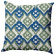 Hipster Decorative Throw Pillow, Dark Cobalt Blue, 18"x18"