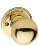 Dummy Knob, Polished Brass