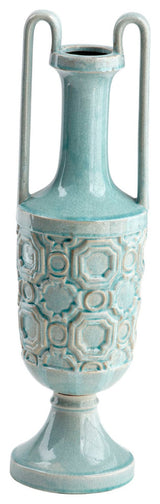 August Sky Vase, Teal, Small
