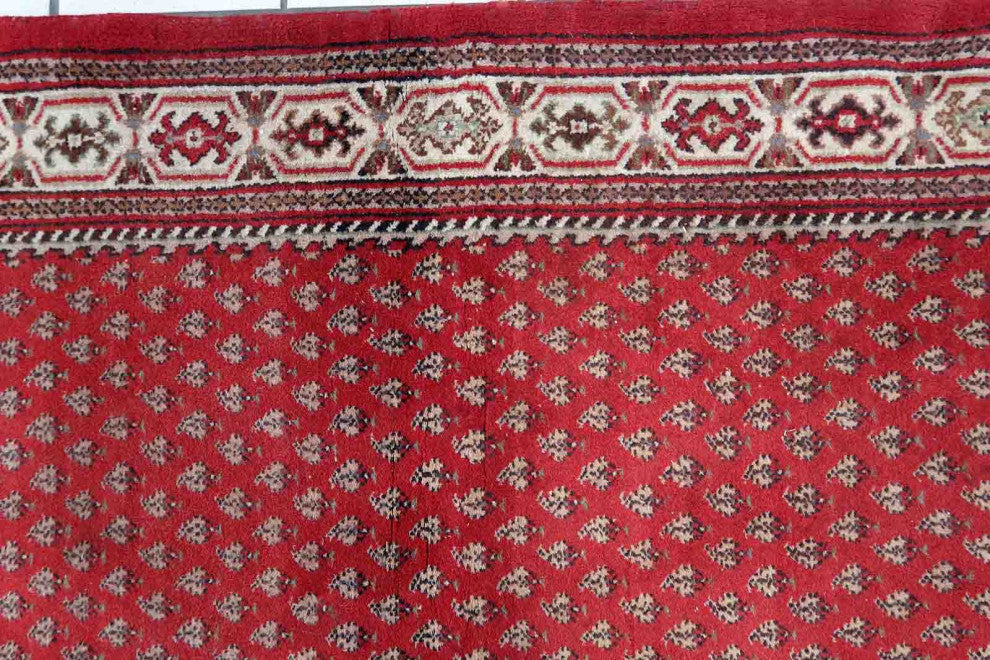 Handmade Vintage Indian Seraband Rug 3'x5.2', 92cmx161cm, 1970s