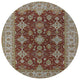Ahgly Company Indoor Round Mid-Century Modern Area Rugs, 6' Round