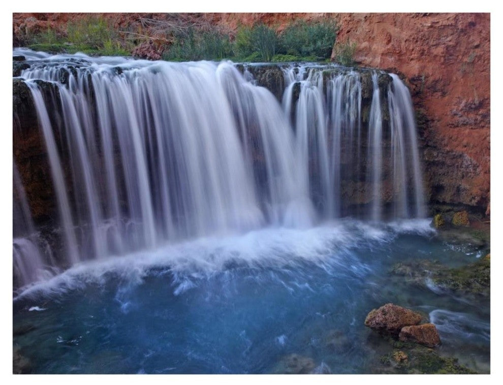 "Rock Falls, Havasu Canyon, Arizona" Paper Print by Tim Fitzharris, 34"x26"