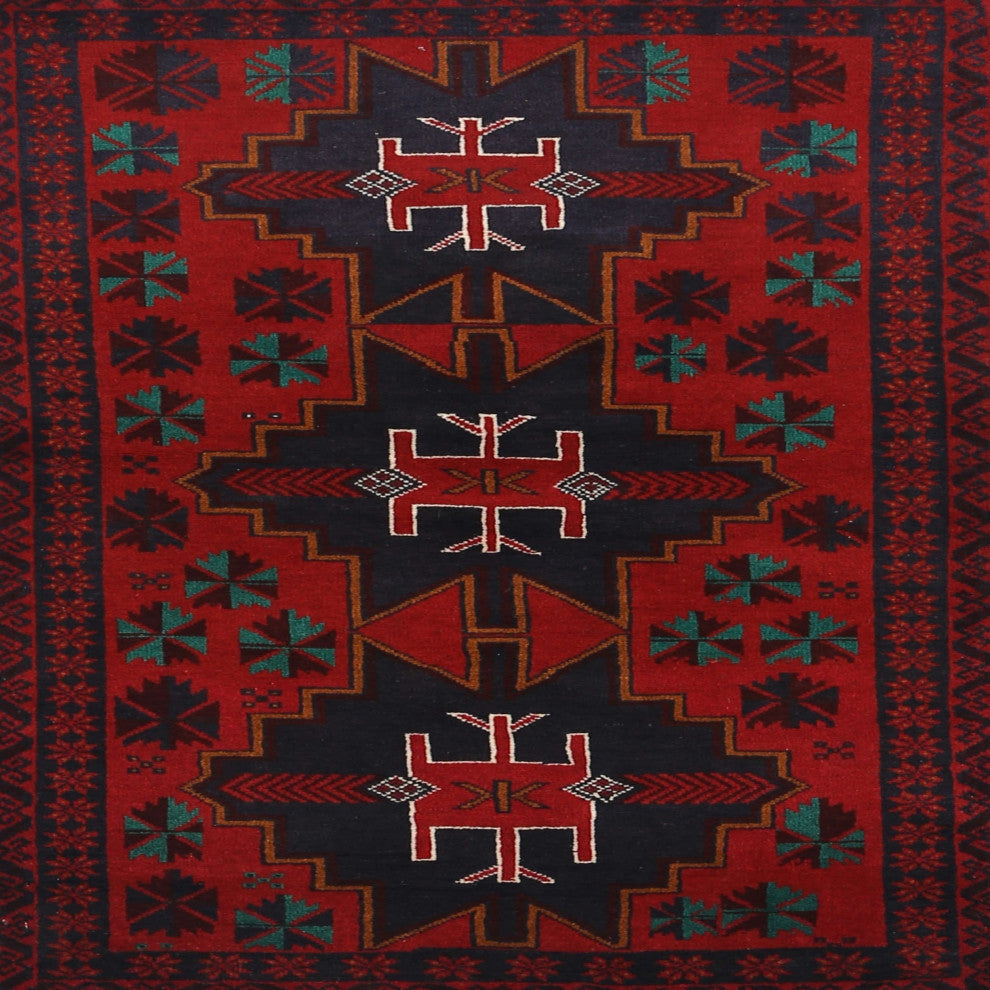 Ahgly Company Indoor Square Traditional Area Rugs, 8' Square