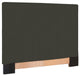 Sterling Twin Headboard Slipcover, Charcoal