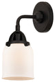 Small Bell Sconce, Matte Black, Matte White