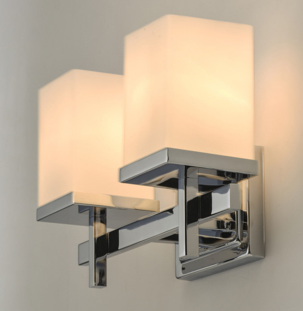 Maxim 2152 Tetra 14"W Bathroom Light - Polished Chrome