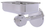 Satellite Orbit Two Wall Mount Soap Dish With Twist Accents, Polished Chrome