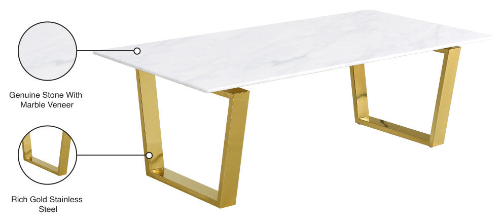 Cameron Gold Coffee Table