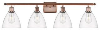 Innovations 516-4W-AC-GBD-752 4 Light Bath Vanity Light, Antique Copper