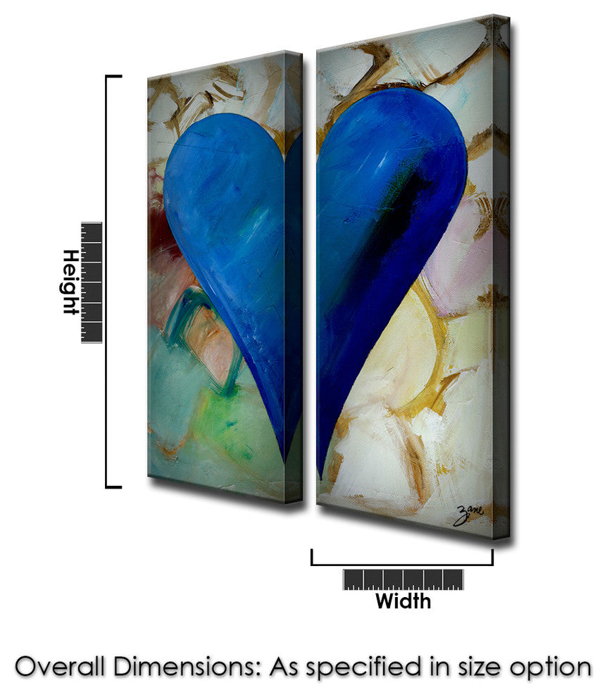 Heartwork "Ernesto" 2-Piece Canvas Art Set, 30"x12"