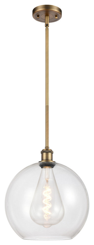 Innovations 516-1S-BB-G122-12-LED 1-Light Mini Pendant, Brushed Brass