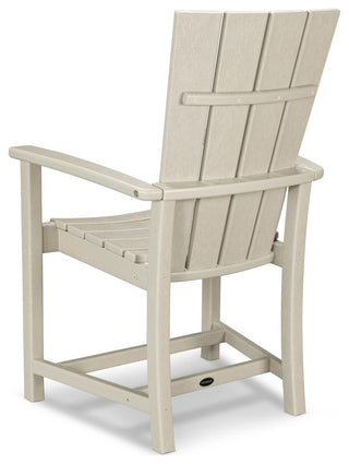 Polywood Quattro Adirondack Dining Chair, Sand