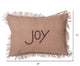 Vickerman 14" x 20" Holiday Words Joy Pillow