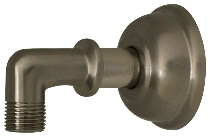 Showerhaus Classic Solid Brass Supply Elbow, Brushed Nickel