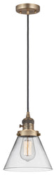 INNOVATIONS 201CSW-BB-G42-LED 1-Light Mini Pendant Brushed Brass