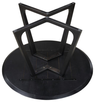 Godenza Dining Table Round Black Ash