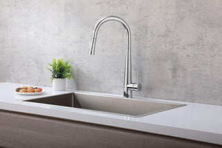 Elegant Lighting FAK-301 Lucas 1.8 GPM 1 Hole Pull Down Kitchen - Chrome