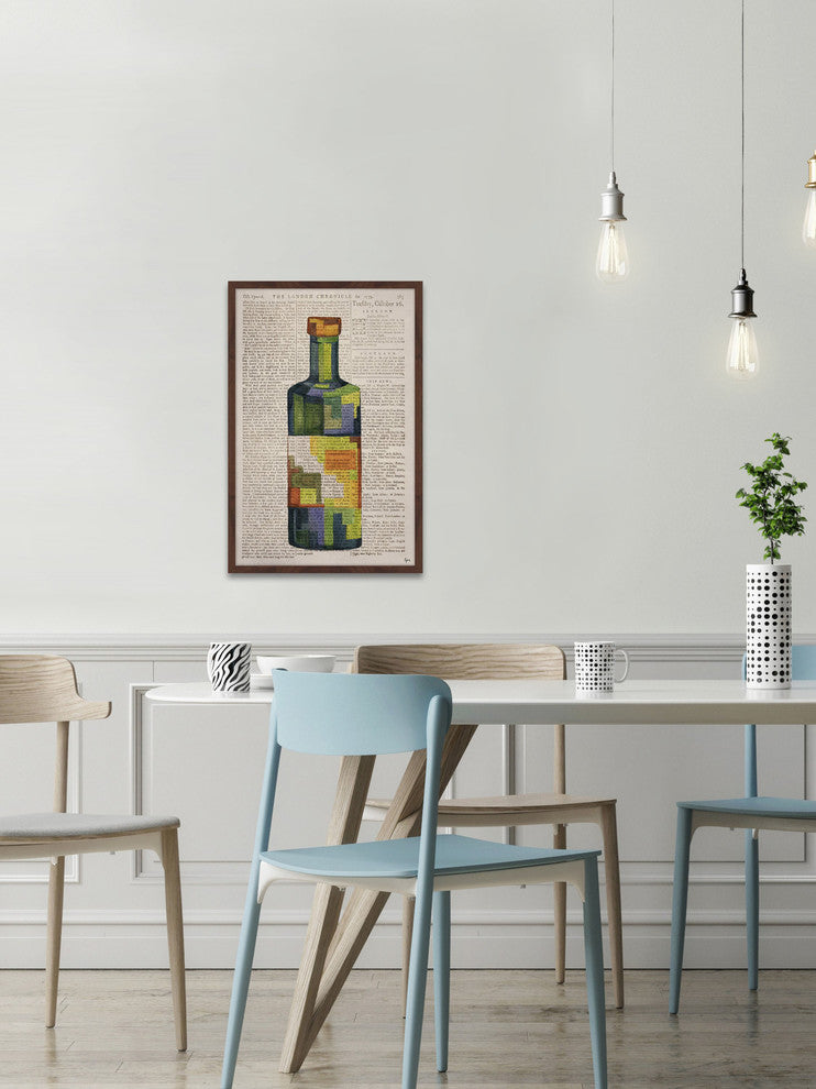 "Secret Drink" Framed Painting Print, 24"x36"