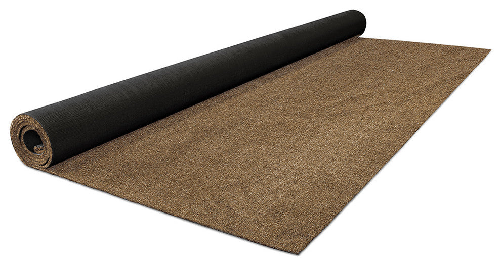 Outdoor Artificial Turf With Marine Backing, Woodland Brown, 6 Ft X 25 Ft