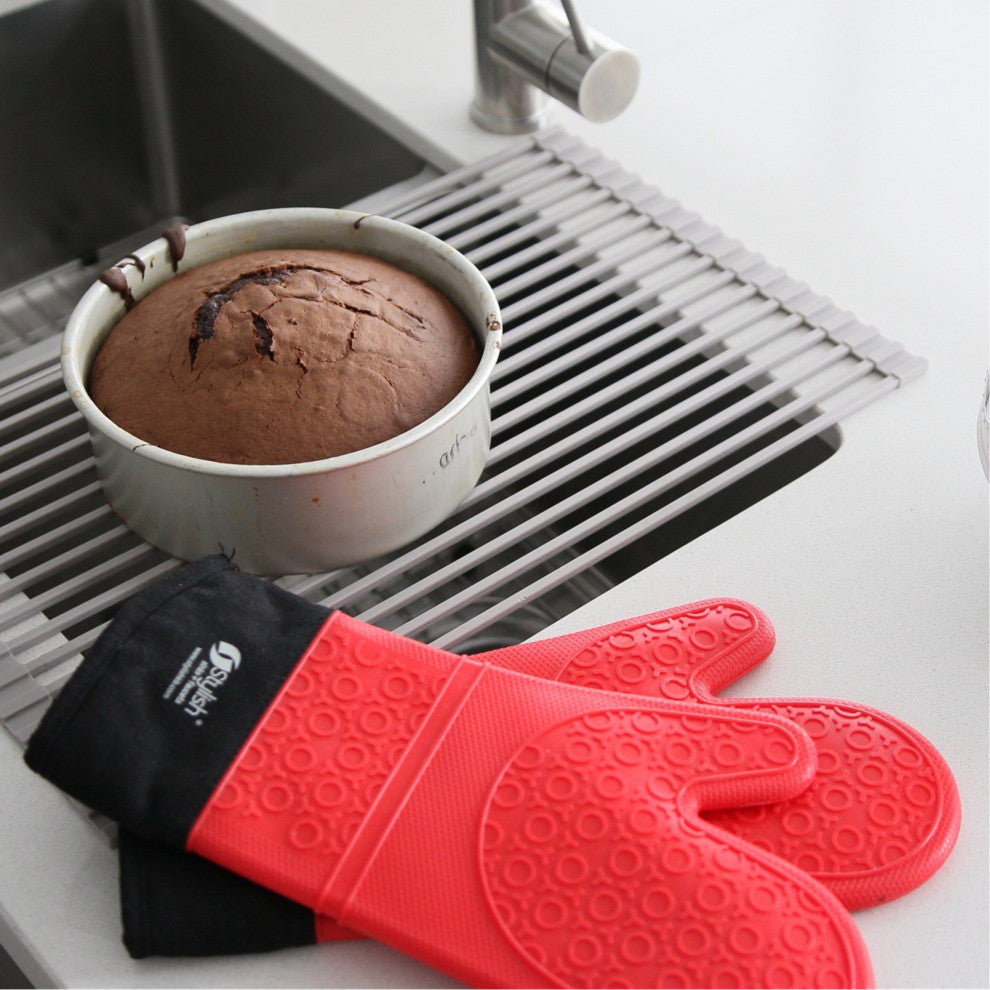 Stylish Heat Resistant Silicone Mitts