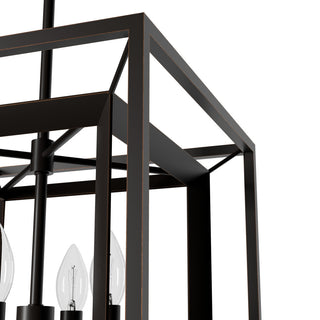 Hunter 15" Doherty Onyx Bengal 4 Light Chandelier Ceiling