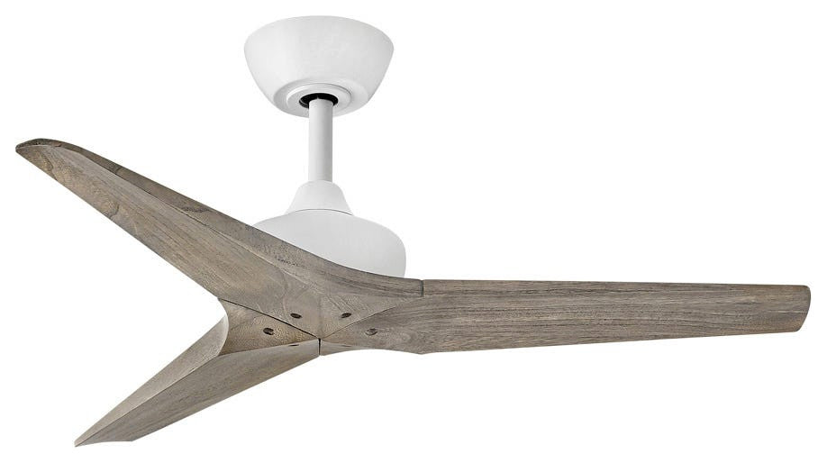 Hinkley Chisel Ceiling Fan, Matte White, 44"