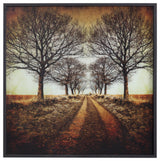 'Distance', Photo Printed on Tempered Glass, Framed