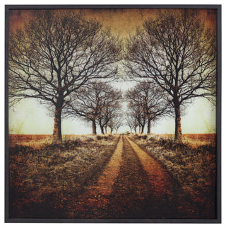 'Distance', Photo Printed on Tempered Glass, Framed