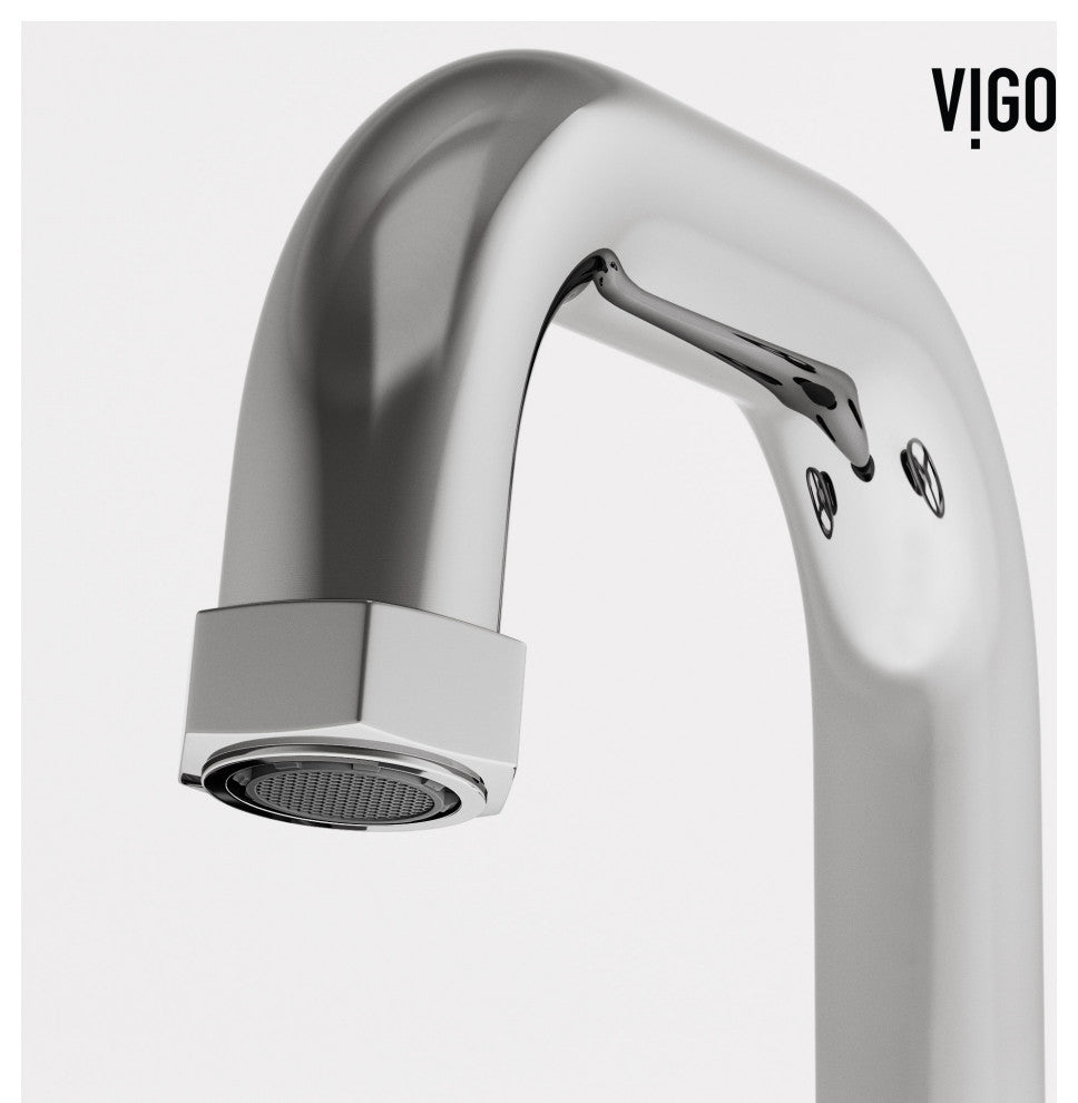 VIGO Hart 7" H 2-Handle Widespread Bathroom Faucet, Chrome
