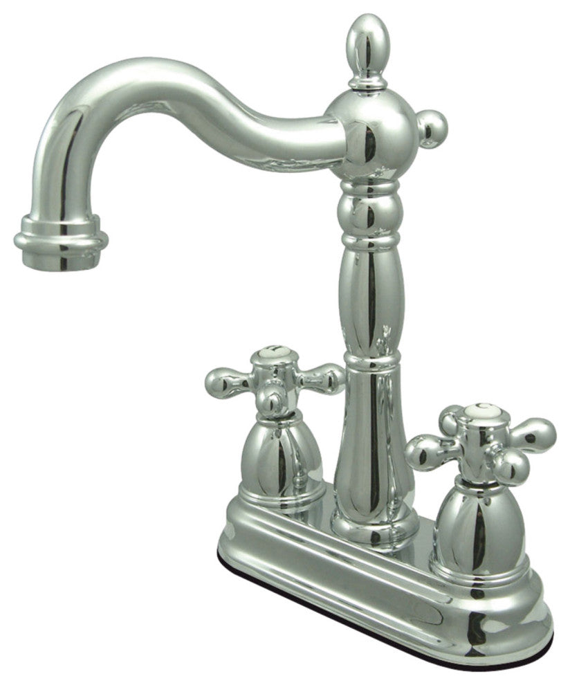 Kingston Brass 4" Centerset Bar Faucet, Polished Chrome