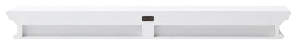 47" Classic White XL Floating Wall Shelf