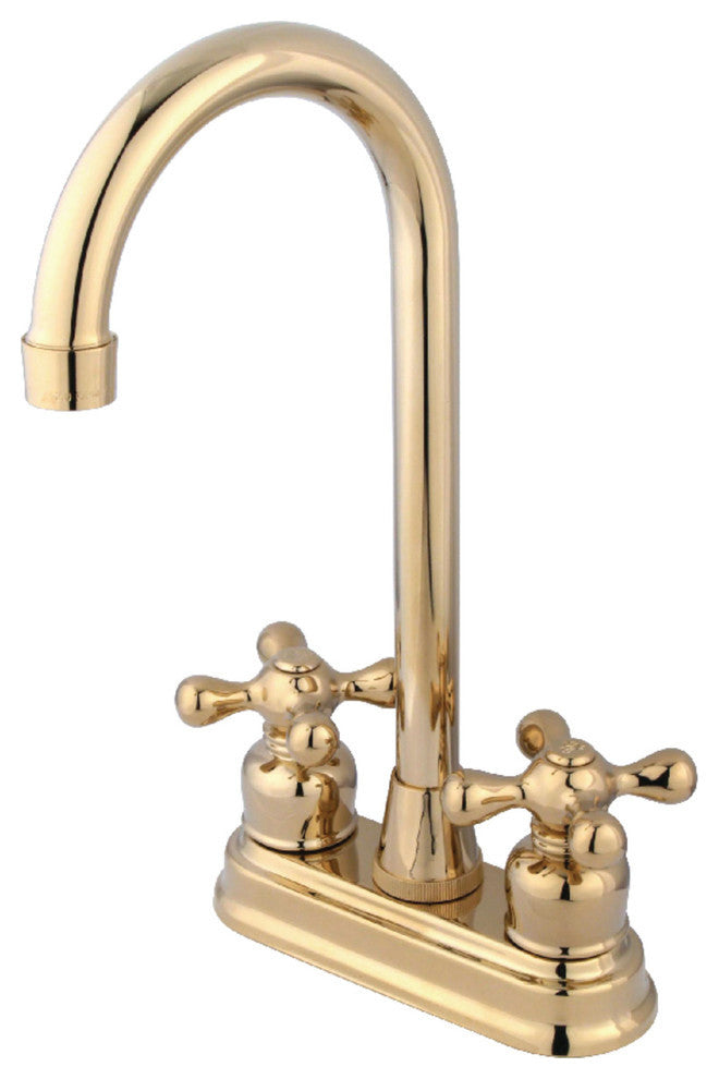 Kingston Brass Bar Faucet, Polished Brass
