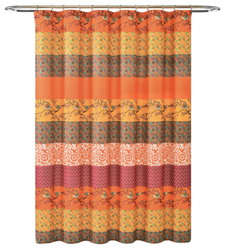 Royal Empire Shower Curtain, Tangerine