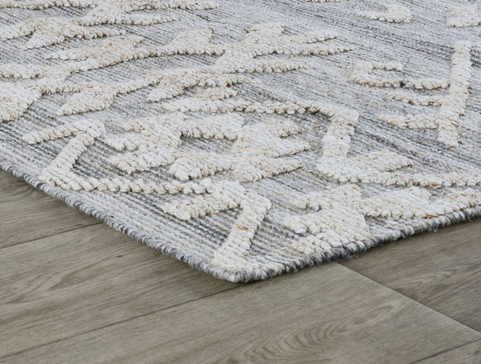 Classic Home Indoor/Outdoor Tundra Gray Multi 5x8 Rug