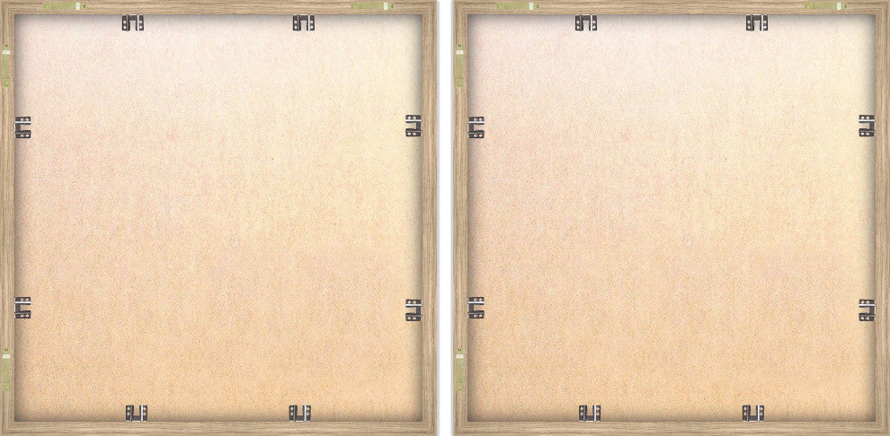 Blue Flash Diptych, Set of 2, 32x32 Panels