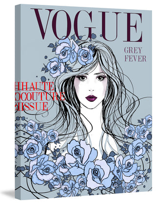 "Mag Cover" Painting Print on Wrapped Canvas by Loretta So