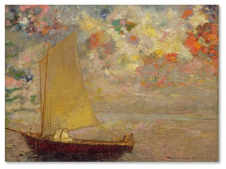 Odilon Redon 'Sailboat' Canvas Art, 19 x 14
