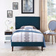 Amaris Twin Platform Bed with Squared Tapered Legs