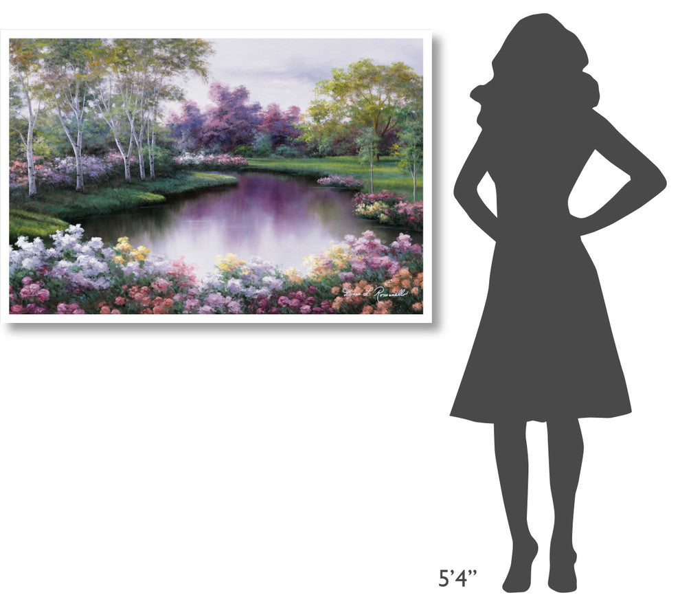 "Springtime Symphony" Digital Paper Print by Diane Romanello, 50"x34"