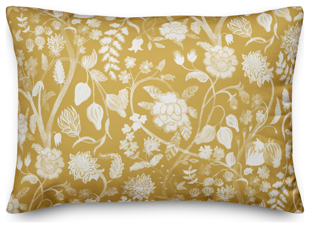 Marigold Flowers 14x20 Indoor / Outdoor Pillow
