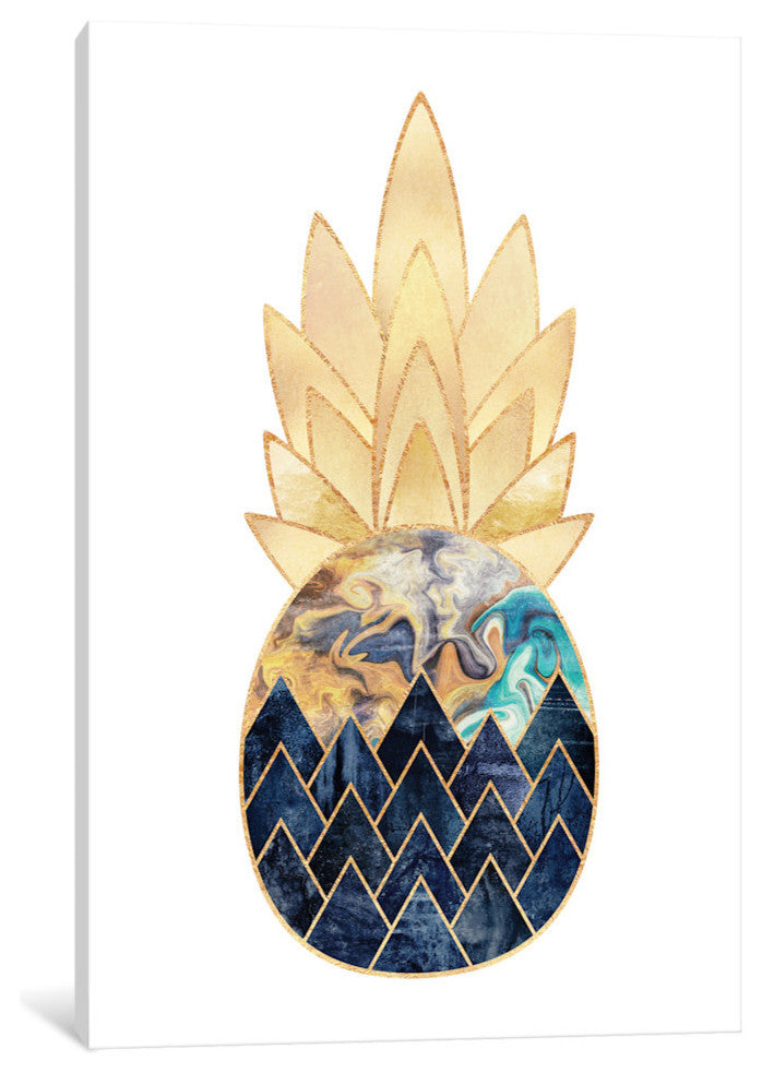 "Precious Pineapple I" by Elisabeth Fredriksson, Canvas Print, 26"x18"