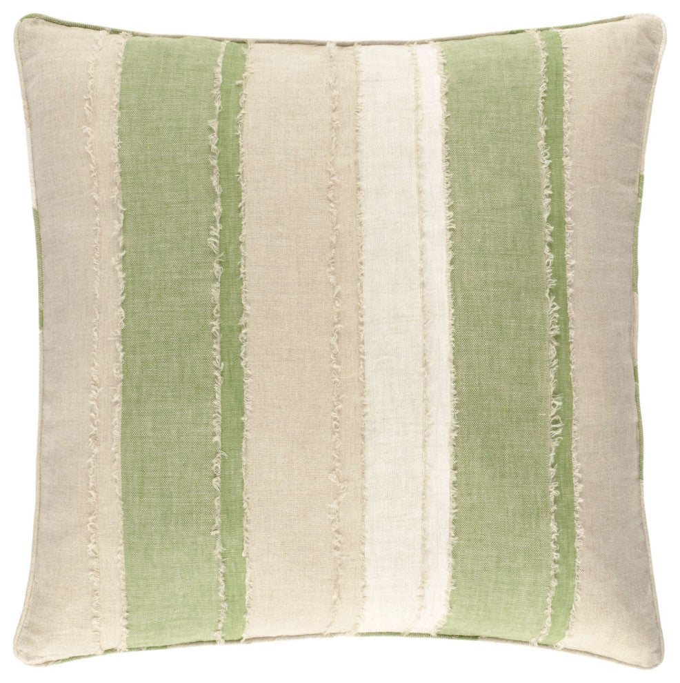Moon Hills Linen Olive Sham, Euro